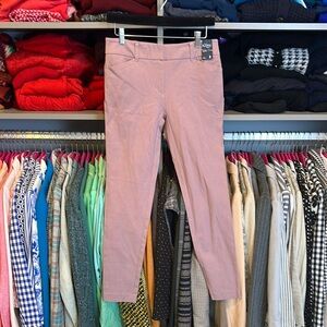 New York & Co. lilac slim 4 pocket stretchy trousers size 2 NWOT